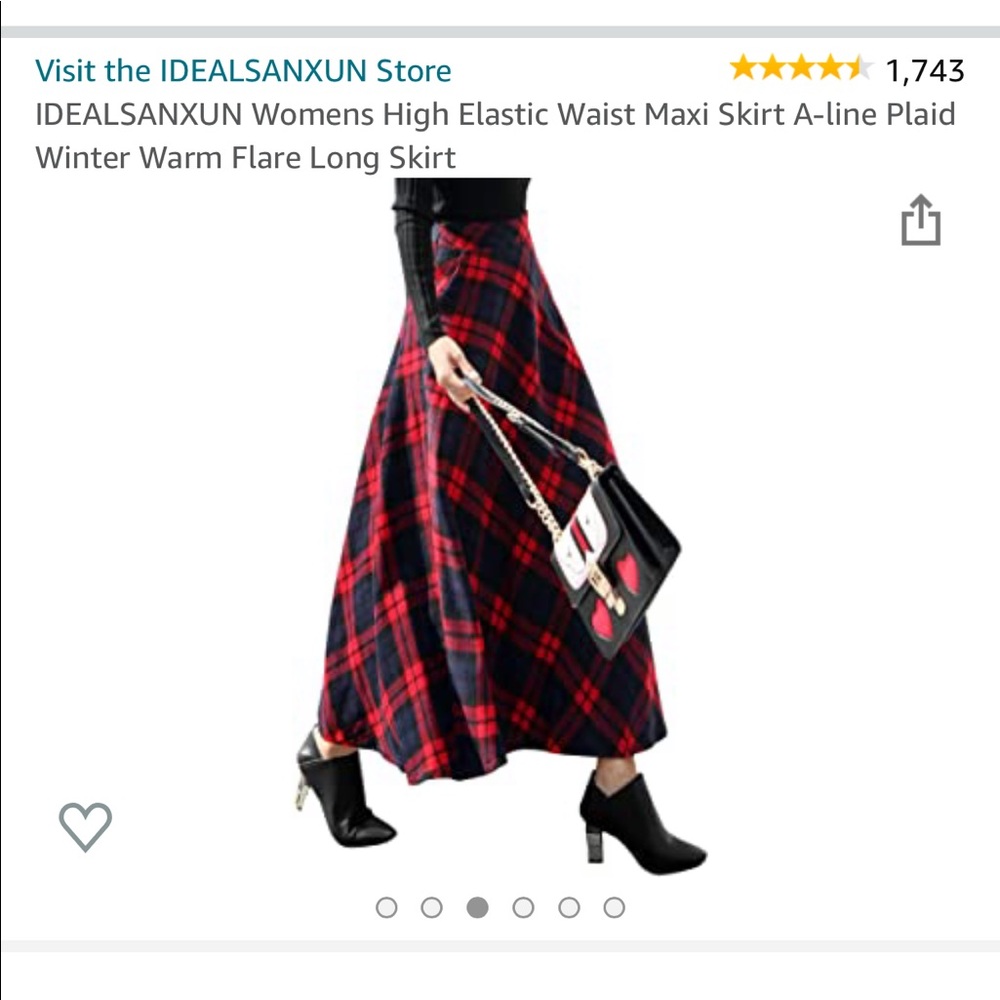 Tartan winter skirt